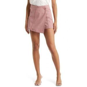 NWT Vici Collection Faux Wrap Mini Skort in Mauve Pink Spring Summer Sz S